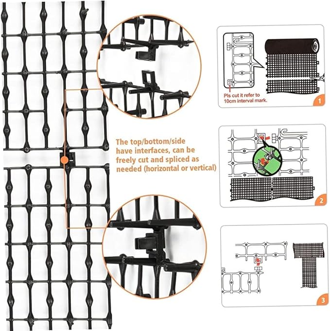 2m x 28cm Cat Scat Mat with Spikes Cat Dog Animal Spikes Repellent Deterrent Mat Anti Indoor Outdoor for Garden Fence