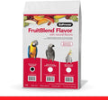ZuPreem FruitBlend Bird Pellets, Daily Bird Food for Amazon, Cockatoo, Macaw, Core Nutrition for Large Birds, Made in USA, Macaw Pellets (L, 17.5 lb)