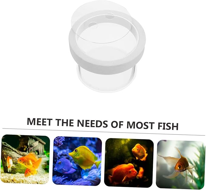 NOLITOY 3pcs Fish Box Floating Aquarium Breeding Box Transparent Isolation Tank for Fish Lightweight Design Removable Cover for Home Use and Quick Adaptation