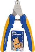 [PETHROOM] Cat Nail Clipper Trimmer for Indoor Cats with Circular Cut Hole (2mm) | Premium Sturdy Stainless Steel Blade Cat Claw | Safe, Easy, Accurate, Quiet & Fast | Avoid Overcutting