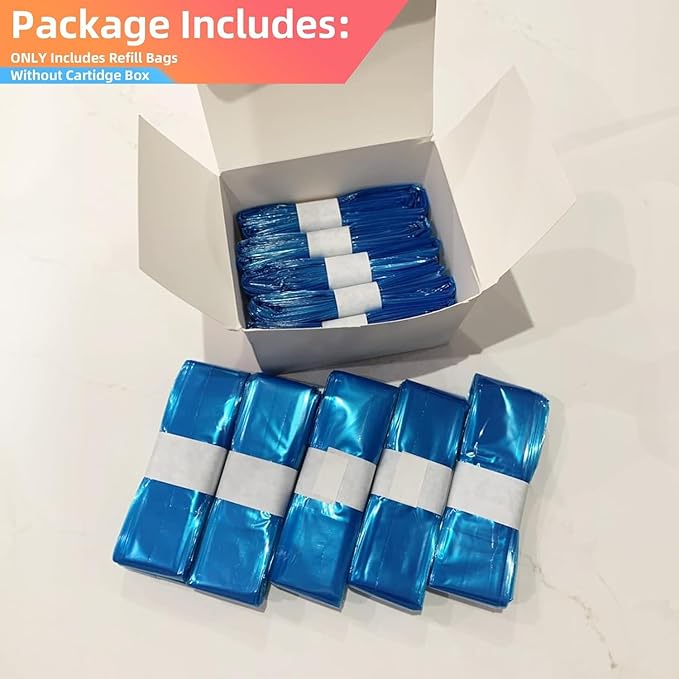10 Pack Cat Litter Refills Scented Bag Compatible With Standard and Plus Disposal Cartridge, Universal Bags (Not Include Cartridge)