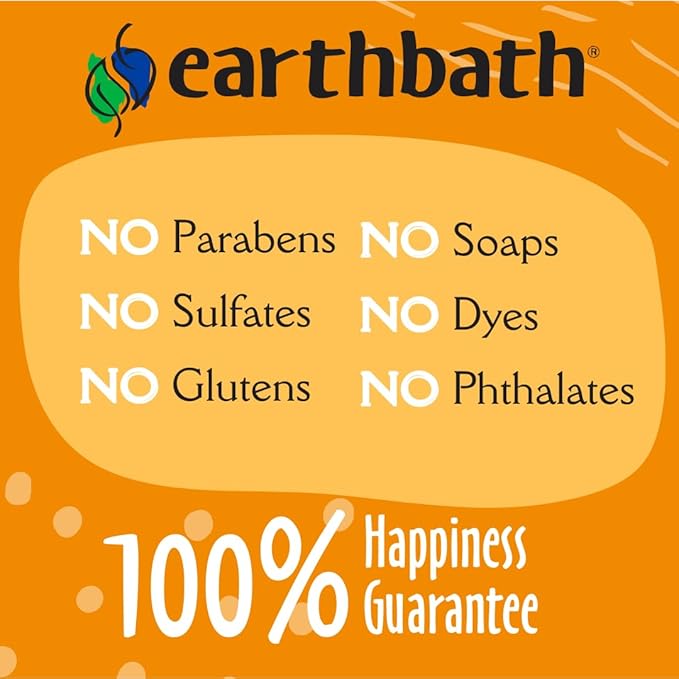 earthbath, Wild Cherry 3-in-1 Puppy Deodorizing Spritz - Dog Odor Eliminator for Strong Odor, Cruelty-Free Dog Cologne, Wash Spray, Made in USA, Bathing Supplies - 8 Oz (1 Pack)
