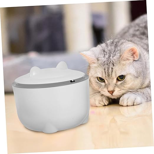 GALPADA 1set Sealed Cat Litter Waste Container with One-Button Operation Enclosed Design for Includes Trash Bags Stylish for Pet Owners