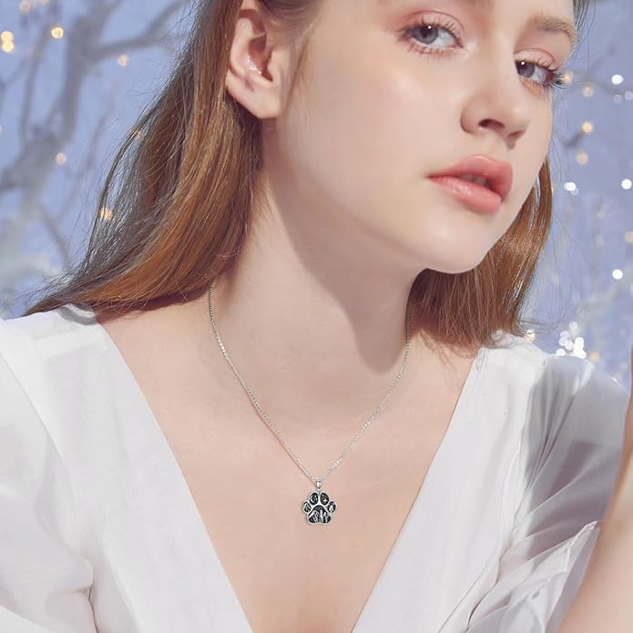 KZX Cat/Dog/Phoenix/Eagle/Whale/Shark/Puffin/Starfish/Chicken/Butterfly/Owl/Bee/Frog/Seahorse Necklace Sterling Silver Animal Pendant Jewelry Gift for Women