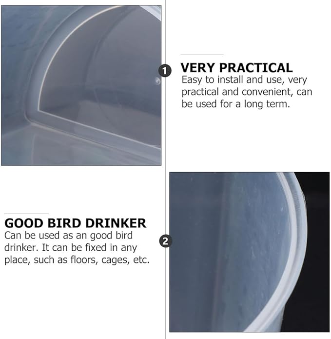 UPKOCH 12pcs Hanging Bird Food Bowls and Water Cups, Small and Blue Parrot Feeding Bowls for Cage, Convenient Household Bird Feeding and Watering Supplies