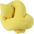 TJE Pet Calming Pillow Soft Plush Washable - Neck Support, Anxiety Relief, Joint Comfort for Small/Medium/Large Dogs & Cats (Yellow Chenille Stems)