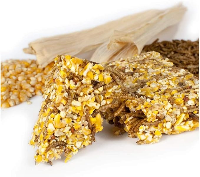 Mealworm & Corn Treat Square, 6-oz.