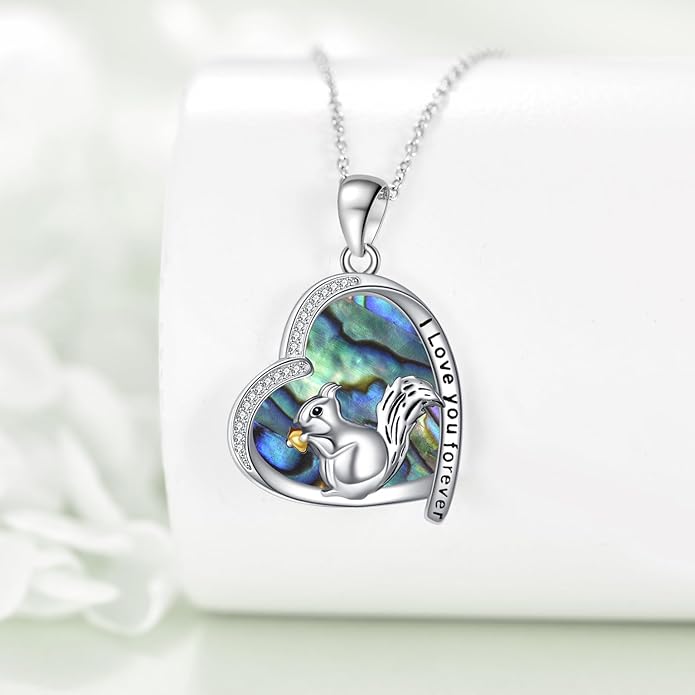KZX Cat/Dog/Phoenix/Eagle/Whale/Shark/Puffin/Starfish/Chicken/Butterfly/Owl/Bee/Frog/Seahorse Necklace Sterling Silver Animal Pendant Jewelry Gift for Women