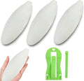 5.5"-7.1" Large Bird Cuttlebone for Parakeets, Cuddle Bone with Plastic Holder, Cuttlefish Bone for Sharp Beaks, Natural Birds Calcium Suitable for Parrots Cockatiels Budgie, 3pcs
