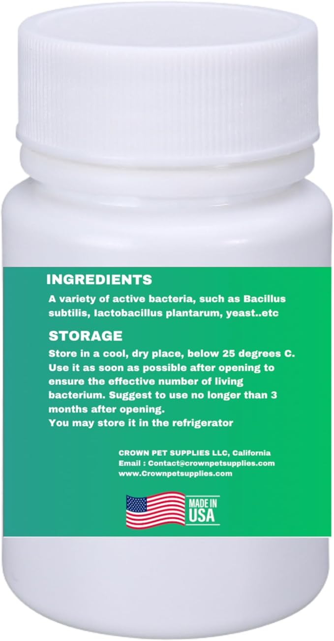 Probiotic Powder for Pigeons – 20 Billion CFU with Beneficial Bacteria – Supports Gut Health, Digestive Balance, Nutrient Absorption, Endurance & Feather Growth 50g