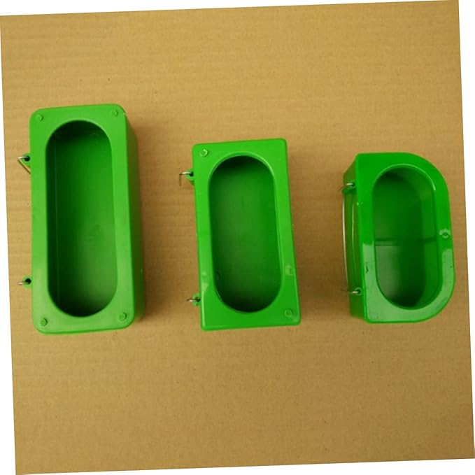 10pcs Parrot Feeder Pigeon Feeding Trough Bird Seed Holder Bird Feeding Watering Supplies Hanging Feeder