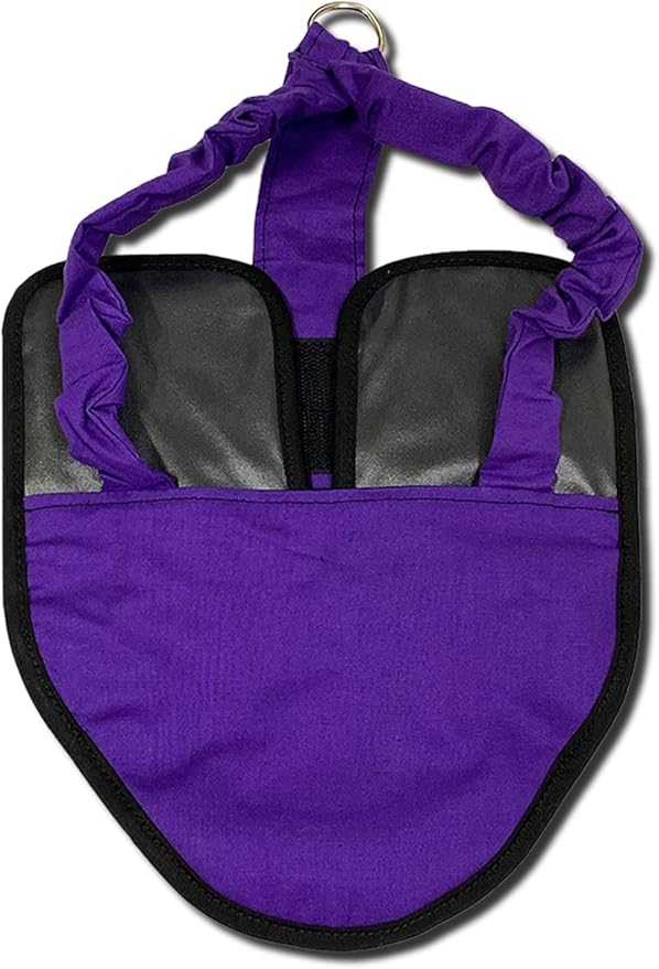 Hen Holster, Wrap-Around Chicken Diapers, Comfy Chicken Diapers for Hens & Roosters, US-Made Chicken Diaper, Must-Have Chicken Accessories, with Sewn-in Liner, XL, Purple - Crazy K Farm