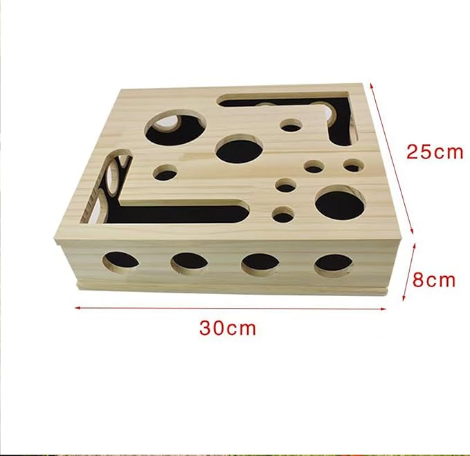 2026 New Cat Nail File Enrichment Box, Cat Scratch Puzzle Enhancement Maze Box, Indoor Cat Clipper No Pressure Substitute, Interactive Maze Toy, Stimulating Cat Energy and Instincts(1PC)