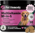 Multivitamin Dog Supplement, Glucosamine Chondroitin for Dogs, Probiotics, Omega Fish Oil, Dog Supplements & Vitamins, Vitamins for Skin and Coat Allergies (Chicken 90 ct)