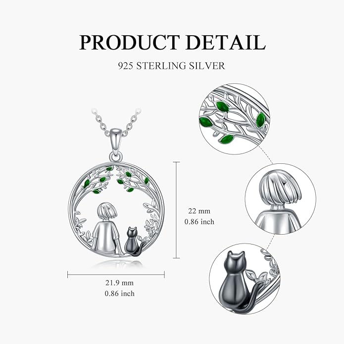 KZX Cat/Dog/Phoenix/Eagle/Whale/Shark/Puffin/Starfish/Chicken/Butterfly/Owl/Bee/Frog/Seahorse Necklace Sterling Silver Animal Pendant Jewelry Gift for Women