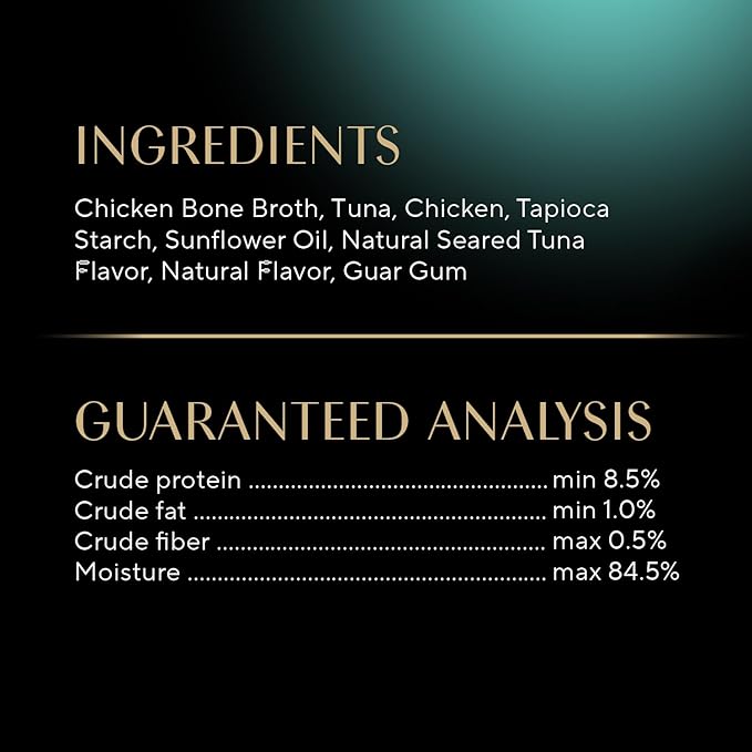 Sheba Premium Puree Cat Treats Lickable Seared Tuna Flavor, Lickable Cat Treats, 0.49 oz. Tubes, 4 Count (Pack of 11), Total 44 Count