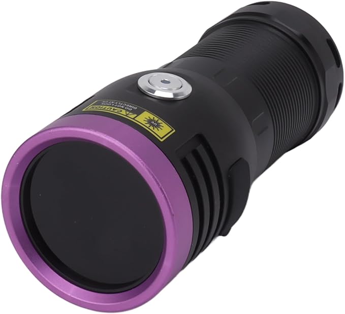 ZJchao 80W Black Light Flashlight Rechargeable LED for Pet Urine Mineral Detection