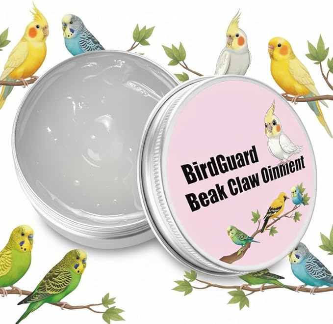 XANADU Bird Ointment - Beak Balm & Claw Moisturizer for Dry, Peeling, Cracked Beaks and Rough Claws | Natural Beak Conditioner for Budgies, Parakeets, Cockatiels, Finches & Lovebirds (Mini Size)