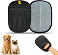 Pet Hair Removal Glove & Mitt for Couch, Furniture & Car Seat, Electrostatic 5-Finger Pet Hair Remover Tool for Dogs & Cats, Reusable Lint & Fur Remover for Carpet, Sofa & Clothing (1 Pack)