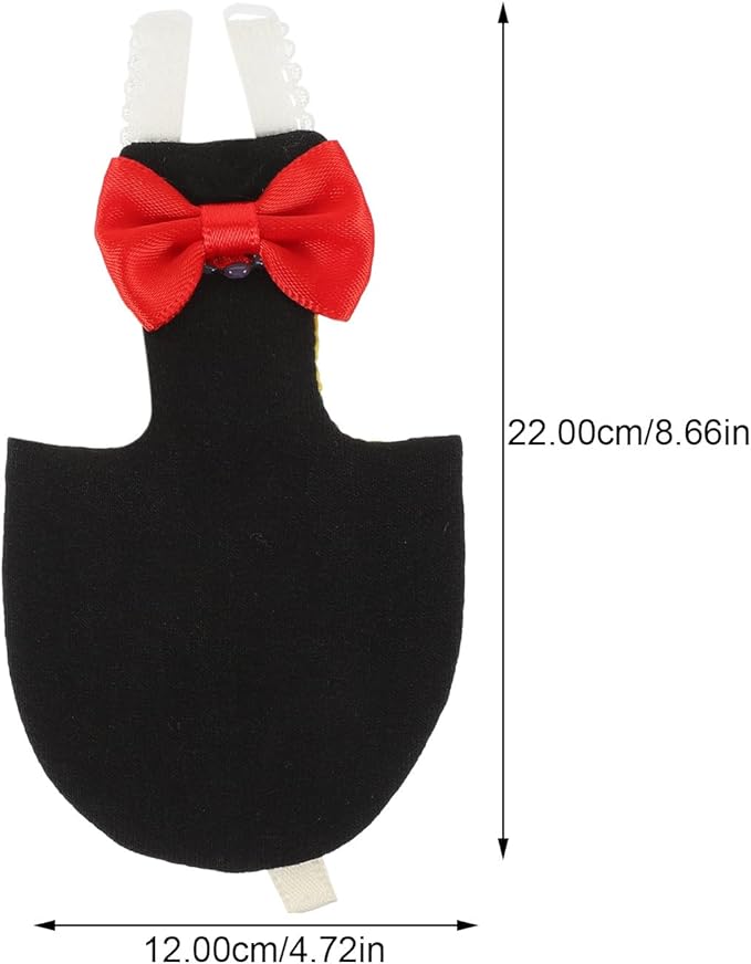POPETPOP Washable Bird Diaper Suit Reusable Parrot Flight Clothes with Bow Adjustable Lightweight Breathable Nappies for Budgie Parakeet Pigeon