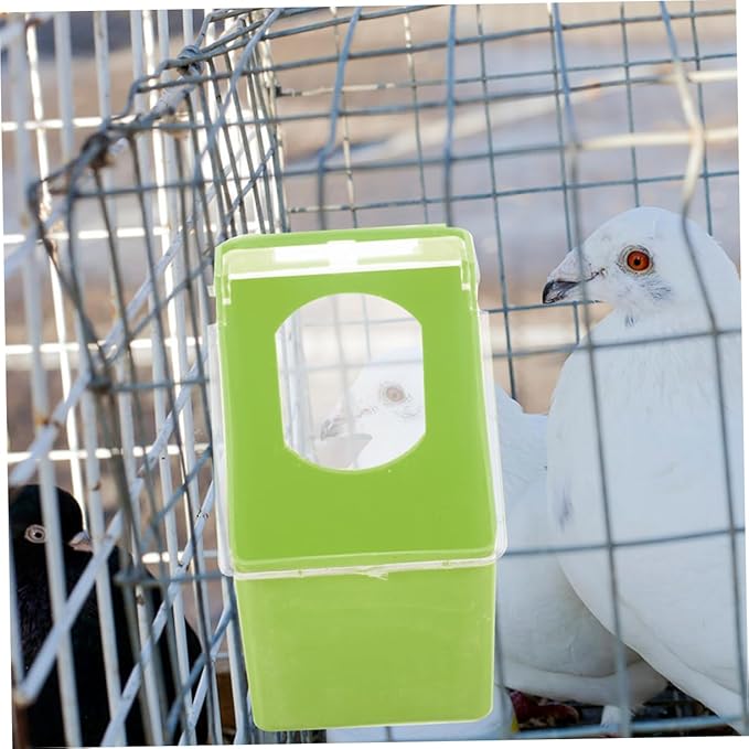 BESPORTBLE 4pcs Pigeon Feeder Bird Cage Feeder Watering Supplies Parrot Feeding Box