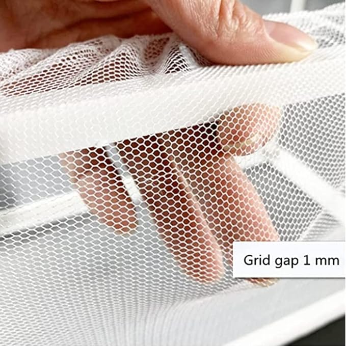 2 Pcs Aquarium Hatchery Net Fish Isolation Box,Nylon Mesh Fish Fry Hatchery Breeder Box Separation Net with Isolation Board