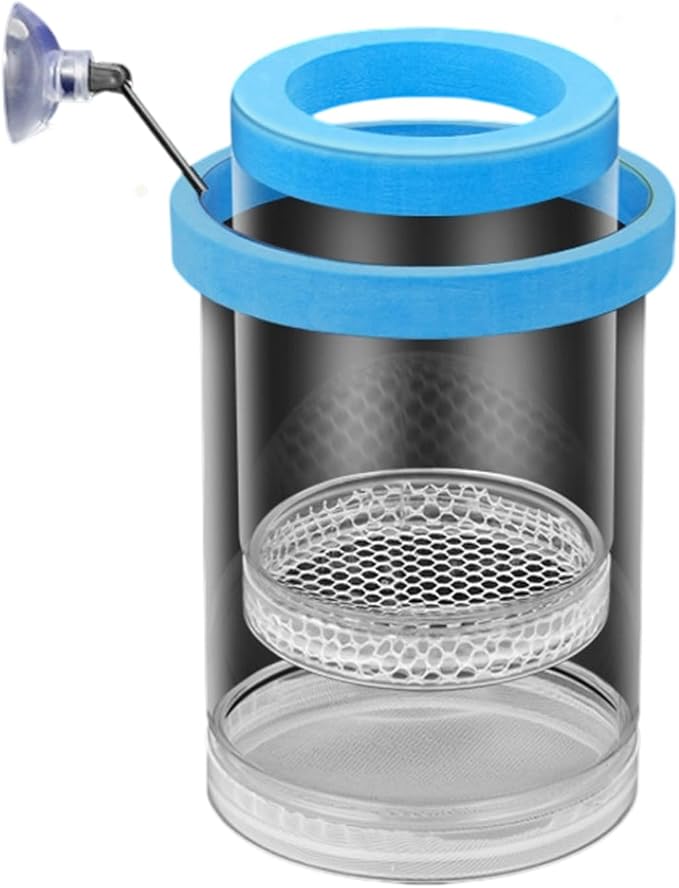 Net Breeding Box Floating Hatchery Incubator Quick Setups in Tanks Multipurpose Fish Shrimp Habitat Mesh Breeding Habitat