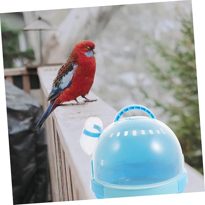 1Set Portable Pet Bird Carrier Handheld Travel Cage for Birds and Parrots Detachable Base for Easy Cleaning Breathable Design with Comfortable Handle for Go