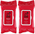Wags & Wiggles Freshen Deodorizing Wipes for Dogs -Eliminate Odors from Your Dog's Coat -Fresh Strawberries | Easy and Convenient Way to Freshen Your Pet Without A Bath, FF12825, 100 Count (Pack of 2)