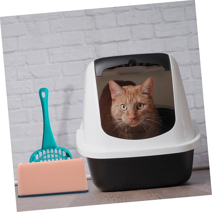 Mikikit 2pcs Pet Litter Scoop Holders Washable Storage Stands for Litter Shovels Convenient and Compact Design for Easy -up
