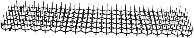 HouseVibe Cat Deterrent Mat with Spikes Anti Climbing Prickle Strips Animal Barrier for Garden Walls Outdoor 8.27x6.30 inch