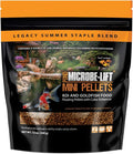 MICROBE-LIFT MLLMPSM Mini Floating Fish Food Pellets for Ponds, Water Gardens, and Fountains, for Small Live Goldfish and Koi, 12 Ounces