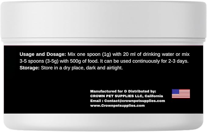 Avian Gut Health & Digestive Support – Multi-Strain Probiotic Blend, Natural Intestinal Balance Supplement for All Birds, Promotes Healthy Digestion & Immune Function