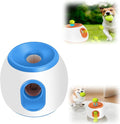 Automatic Ball Launcher for Dogs, Large Silent Dog Ball Thrower with Remote Control, 3 Adjustable Throwing Distances, Rechargeable, Durable, Indoor/Outdoor Use (Blue)