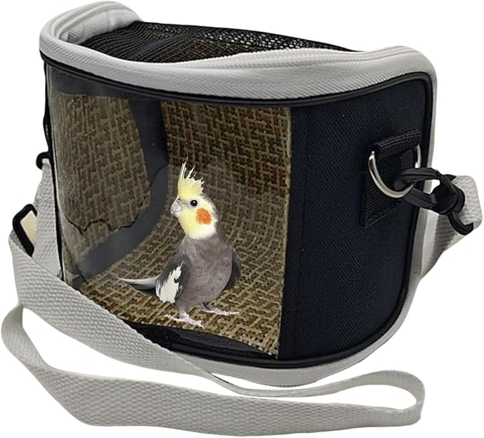 Bird Carrier – Lovebirds Outdoor Carrying Pouch | Breathable Cockatiel Carrier For Macaw, Budgies, And Small Birds, Ideal For Vet Visits, Short Trips, Walking, Travel, Pet Parents, Animal Lovers, Trai