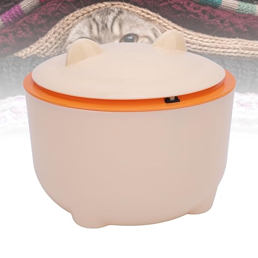 Diydeg Cat Litter Trash Can, Enclosed Design Cat Waste Trash Can with Press Type Lid, Multipurpose Dog Poop Pet Garbage Disposal Diaper Waste Station for Cats, Dogs, Rabbits