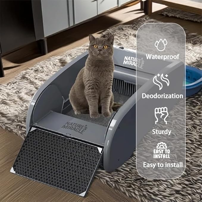 20PCS Disposable Waste Receptacles Compatible with Nature's Miracle Litter Box 2nd,For LitterMaid 3rd,Disposable Cat Litter Box with Charcoal Bags (Machine NOT Included)