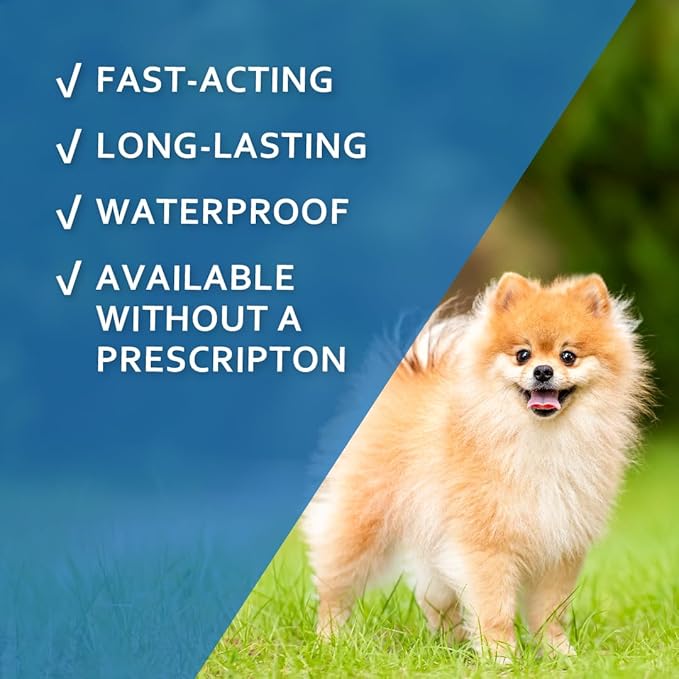 Sentry Fiproguard Plus for Dogs, Flea and Tick Prevention for Dogs (89-132 Pounds), Includes 3 Month Supply of Topical Flea Treatments