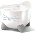 Catit PIXI Drinking Fountain – Cat Water Fountain with Triple Filter and Ergonomic Drinking Options, White