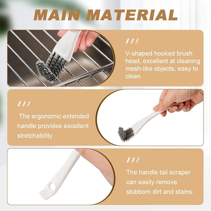 Long-Handle Bird Cage Cleaner with Shovel – Efficient Brush for Removing Droppings in Parrot, Pet Bird Cages & Perches – Durable & Ergonomic Cleaning Tool