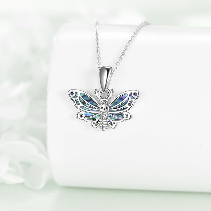 KZX Cat/Dog/Phoenix/Eagle/Whale/Shark/Puffin/Starfish/Chicken/Butterfly/Owl/Bee/Frog/Seahorse Necklace Sterling Silver Animal Pendant Jewelry Gift for Women