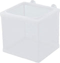 Still Awake Aquarium Fish Breeder Box, Fish Isolation Box, Hatching Box, Juvenile Fish Spawning Incubator, Water Isolation Net Hatcher, Nylon Mesh Fish Fry Hatchery Separation Net（White S）
