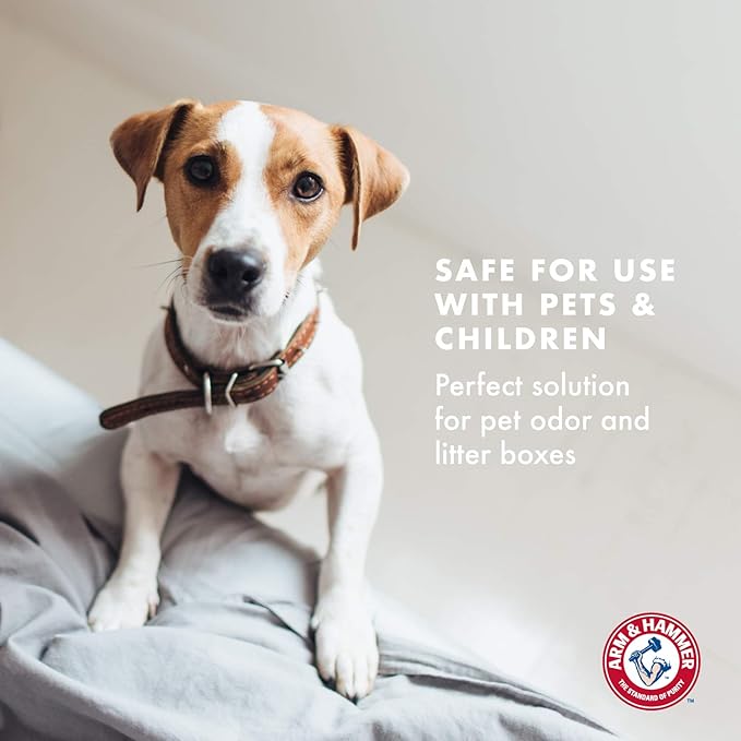 Arm & Hammer For Pets Air Care Calming Bamboo Charcoal Air Purifying Bag, Lavender Vanilla Scent - Odor Absorbing Charcoal Bag - Easy Pet Odor Eliminator for Pet Households, 17.6 Oz