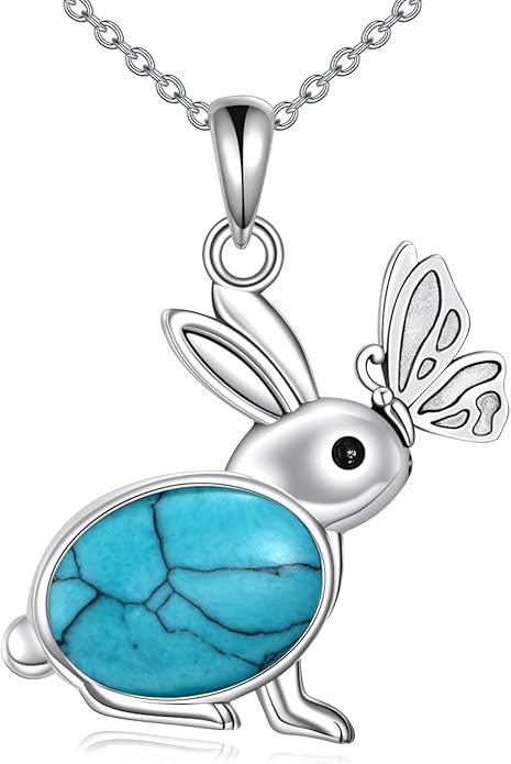 KZX Cat/Dog/Phoenix/Eagle/Whale/Shark/Puffin/Starfish/Chicken/Butterfly/Owl/Bee/Frog/Seahorse Necklace Sterling Silver Animal Pendant Jewelry Gift for Women