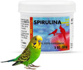 Morning Bird Spirulina, Supplement for Caged Birds, Organic Bird Food Supplement with Vitamins, Proteins, and Amino Acids for Parakeets, Cockatiels, Budgies, Finches, Canaries, and Parrots, 3 oz