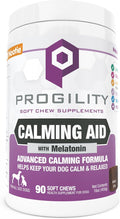 Nootie Progility Dog Calming Supplement for Stressful Situations & Daily Support – Supports Calm Behavior & Emotional Balance with Melatonin, Soft Calming Chews (90 Count)
