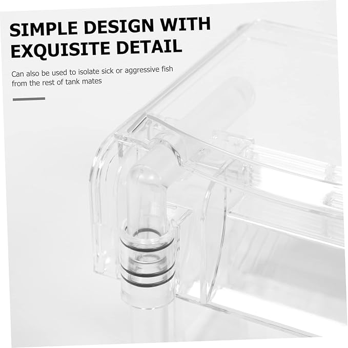 BESPORTBLE 1Pc Aquarium Breeding Box Hanging Fish Isolation Incubator for Breeding Lightweight Design for Fish Shrimp and Turtles