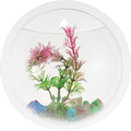 Transparent Wall-Mounted Goldfish Tank and Hydroponic Vase Combo for Home D Cor Acrylic Fish Bowl Planter for Living Room Wedding Party Decoration