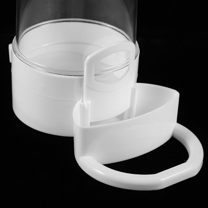 Mobestech 2pcs Automatic Bird Waterer and Food Feeder Kit for Cage Bird Feeding Watering Supplies with Food Dispenser Cockatiel Cage Accessories for Parrot