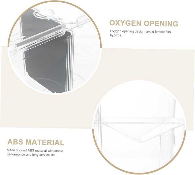 Multifunctional Fish Breeding Isolation Box Transparent Hatchery Tank for Fry Breeding Aquarium Container for Fish Care and Monitoring